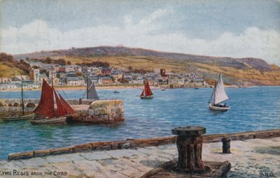 Lyme Regis from the Cobb by Alfred Robert Quinton